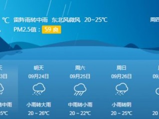 泊头天气预报，春秋分明，出行无忧