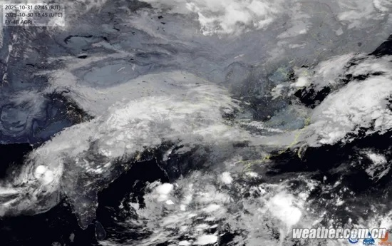 天气云图，苍穹之上的无形诗篇